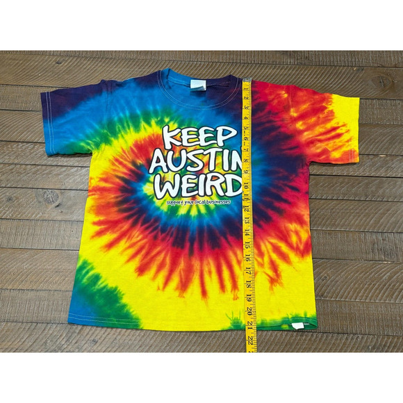 “KEEP AUSTIN WEIRD” Colortone Tie Dye T-Shirt - Women's Size M - Picture 6 of 6